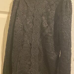 Elegant Black Lace Dress